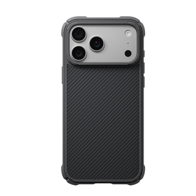 Husă pentru iPhone 18 Pro Max, Pitaka Cairn Case, Neagră/Gri