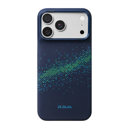 Husă pentru iPhone 18 Pro Max, Pitaka Edge Case PitaTap, Albastru Nearfield