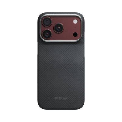Husă pentru iPhone 18 Pro, Pitaka Edge Case PitaTap, Negru Lava