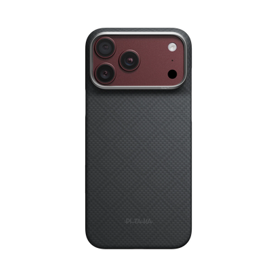 Husă pentru iPhone 18 Pro Max, Pitaka Edge Case PitaTap, Negru Lavă