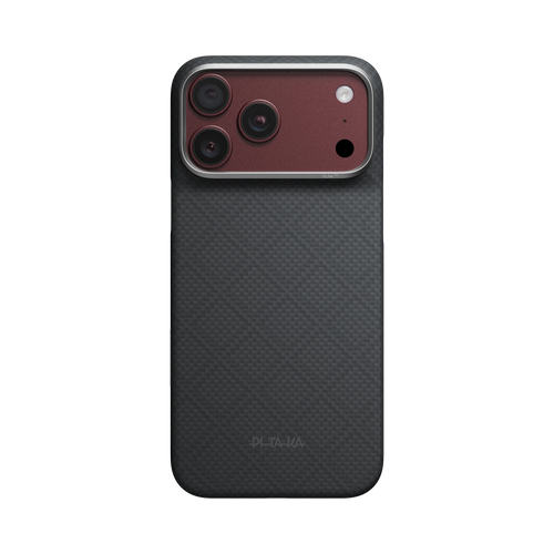 Husă pentru iPhone 18 Pro Max, Pitaka Edge Case PitaTap, Negru Lavă