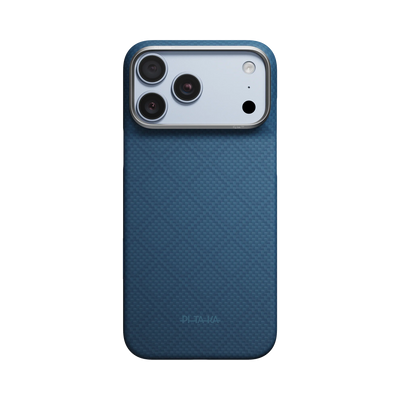 Husă pentru iPhone 18 Pro Max, Pitaka Edge Case PitaTap, Albastru abis