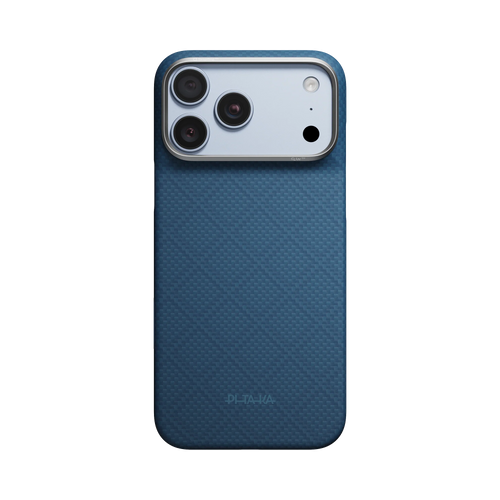 Husă pentru iPhone 18 Pro Max, Pitaka Edge Case PitaTap, Albastru abis