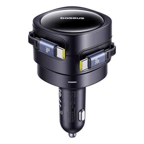 Baseus 12V 60W, Cable Type-C + Lightning, Enjoyment Max, Black - C00035507121-00