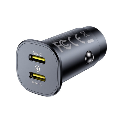 Baseus 12V 30W, 2xUSB-C, Gotrip DP1, Cosmic Black - C00072300123-01