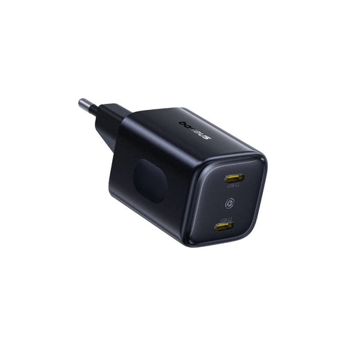 Baseus 220V 45W, 2xUSB-C, Picogo AN13, Black - E0121F00