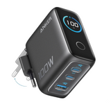 Incarcator retea Anker 100W, 2x USB-C, 1x USB-A, Smart-Display, Argintiu