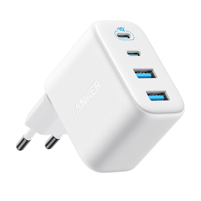 Încărcător retea Anker Zolo, 50W, 2x USB-C, 2x USB-A, Fast Charging, Alb