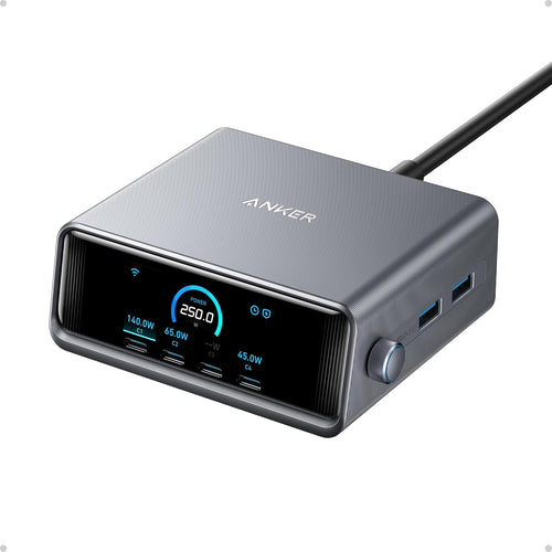 Incarcator Anker Prime 250W Ultra-Fast GaN, Negru