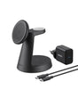 Incarcator wireless magnetic Anker MagGo 3-in-1 MagSafe Qi2 15W (incarcator si cablu inclus), Negru