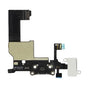 Conector de incarcare Dock iPhone 5s, cu mufa jack audio, Alb