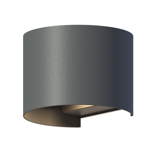Lampa perete exterior LED Calex Verona, 7W, 3000K, IP54, Gri Antracit