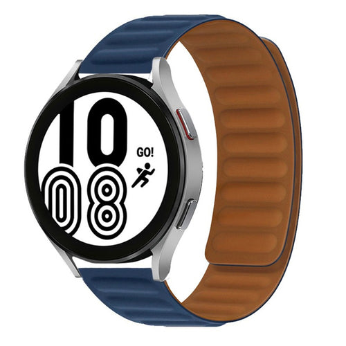 Curea silicon compatibila cu Galaxy Watch 42mm, Galaxy Watch 4 40mm, Alb