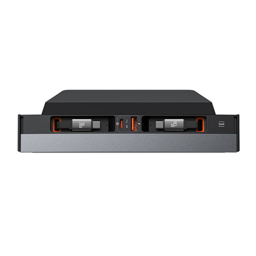 Baseus Integrat Hub, pentru Tesla T-Space Cars, 2xUSB-A, 2xUSB-C + 2 Cables C si C, 45W, B00051300111-02, Black