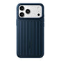 Husa telefon Suitcase Stripe pentru Apple iPhone 16, Albastră