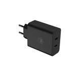 Încărcător Motorola TurboPower Duo MCD-1252 220V 125W 2x USB-C + Cablu USB-C, Negru
