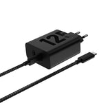 Încărcător Motorola TurboPower Duo MCD-1252 220V 125W 2x USB-C + Cablu USB-C, Negru