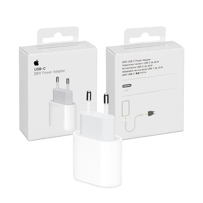 Apple 220V 20W, USB-C, Power Adapter, Black, (package) - Muvv3zm/a