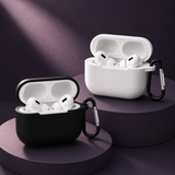 Husa silicon pentru Apple AirPods 4, Lavandă