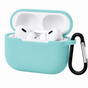 Husa silicon pentru Apple AirPods 4, Albastru deschis