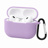 Husa silicon pentru Apple AirPods 4, Mov
