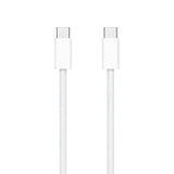 Cablu de date Apple USB-C la USB-C, 240W, 2m, pentru iPhone 15 / 15 Plus / 15 Pro / 15 Pro Max, Alb