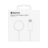 Cablu încărcător wireless magnetic pentru Apple Watch, Alb