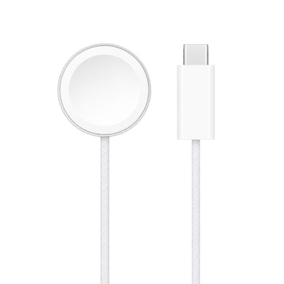 Cablu încărcător wireless magnetic pentru Apple Watch, Alb