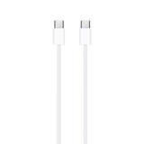 Cablu de date Apple USB-C la USB-C pentru iPhone 15 / 15 Plus / 15 Pro / 15 Pro Max, 1m, MM093ZM/A, Alb
