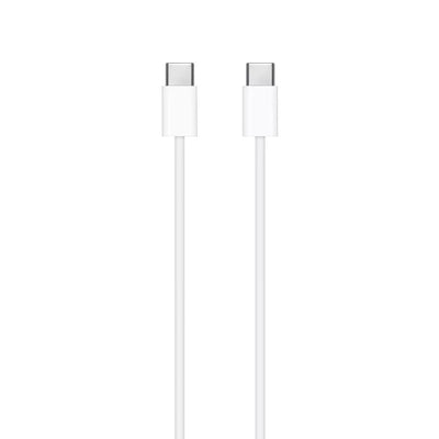 Cablu de date Apple USB-C la USB-C pentru iPhone 15 / 15 Plus / 15 Pro / 15 Pro Max, 1m, MM093ZM/A, Alb