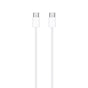 Cablu de date Apple USB-C la USB-C pentru iPhone 15 / 15 Plus / 15 Pro / 15 Pro Max, 1m, MM093ZM/A, Alb