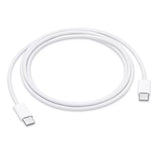 Cablu de date Apple USB-C la USB-C pentru iPhone 15 / 15 Plus / 15 Pro / 15 Pro Max, 1m, MM093ZM/A, Alb