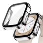Husa Pc Placat cu Sticla Temperata pentru Apple Watch, 41MM