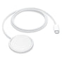 Incarcator wireless magnetic Apple 25W MagSafe cu USB-C pentru iPhone 17 / 17 Air / 17 Pro / 18 Pro / 18 Pro Max, Alb