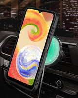 Husa cu inel OEM compatibila cu Galaxy S22 Ultra, Antisoc, TPU, ABS, Negru