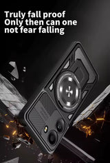 Husa Armor Magring Xiaomi Redmi Note 14 Pro 5g POCO X7 5g Neagra