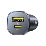 Baseus 12V 30W, USB-A + USB-C, Gotrip DP1, Black - C00072300123-00
