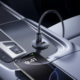 Baseus 12V 30W, USB-A + USB-C, Gotrip DP1, Black - C00072300123-00