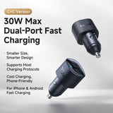 Incarcator auto Baseus PrimeTrip VP2 30W, 2 x USB-C, Negru
