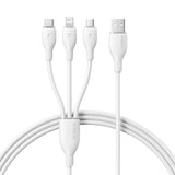 Cablu de date Baseus USB-C la Lightning la Micro-USB la USB-A, 1.3 m