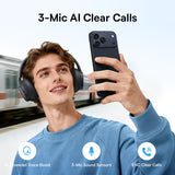 Căști Bluetooth Baseus BH1 NC Lite, ANC, AI ENC, Alb
