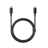 Cablu de date Baseus Type-C la Lightning, 1m, 20W, Negru