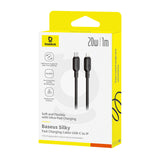 Cablu de date Baseus Type-C la Lightning, 1m, 20W, Negru