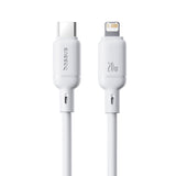 Cablu de date Baseus Type-C la Lightning, 2m, 20W, Alb