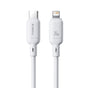 Cablu de date Baseus Type-C la Lightning, 2m, 20W, Alb