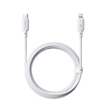 Cablu de date Baseus Type-C la Lightning, 2m, 20W, Alb