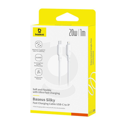 Cablu de date Baseus USB-C la Lightning, 1.0 m