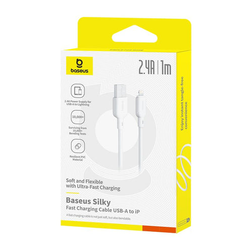 Cablu de date Baseus Lightning la USB-A, 1.0 m