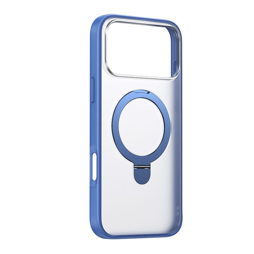 Husa cu inel Baseus compatibila cu iPhone 17 Pro Max, MagSafe/Magnetic, TPU, Alb