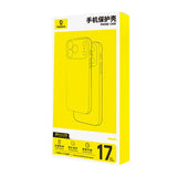 Husa cu inel Baseus compatibila cu iPhone 17 Pro, MagSafe/Magnetic, TPU, Alb